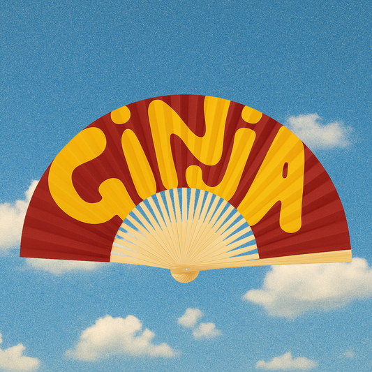 GINJA FAN - CRIMSON