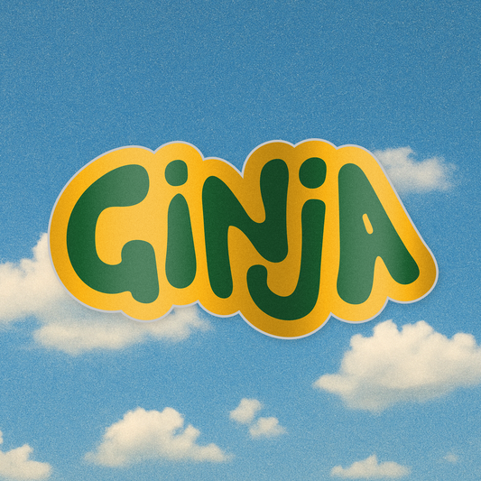 GINJA LOGO STICKER