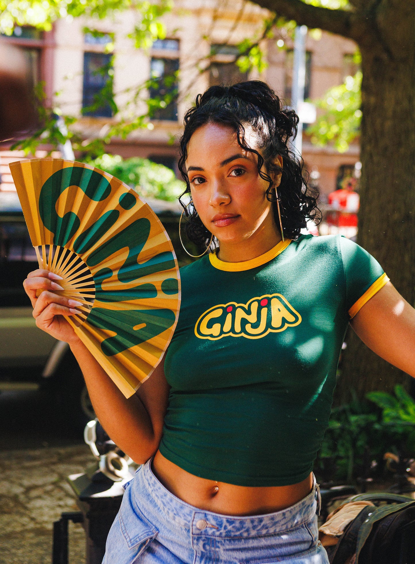 GINJA FAN - GREEN